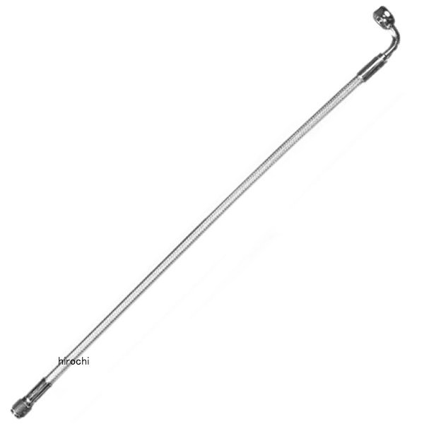 フロント ブレーキライン アッパー 10mm/90°35インチ(889mm) クローム