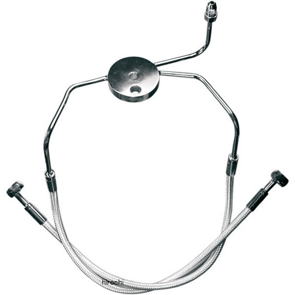 フロント ブレーキライン04年-13年 XL ロワー クローム