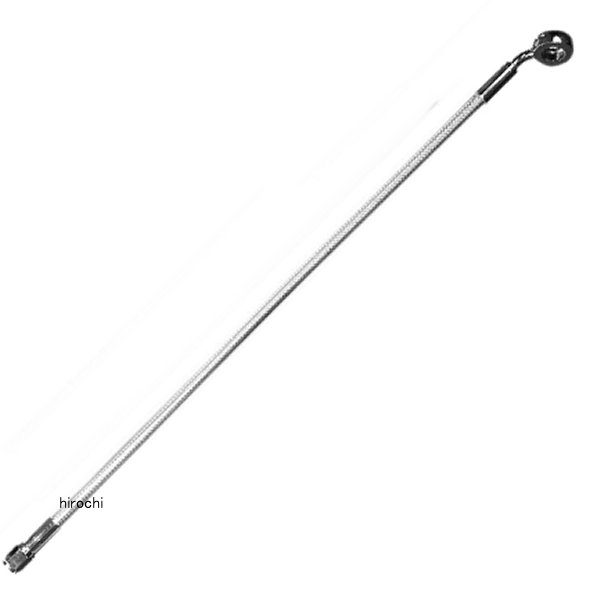 フロント ブレーキラインアッパー 10mm/35°33インチ(838mm) クローム