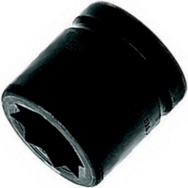 1インチ インパクト ダブル スクエア シャロー ソケット 8角 1-1/4インチ