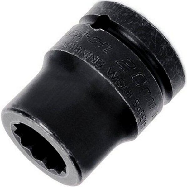 フランクドライブ 3/4インチ インパクト シャロー ソケット 12角 20mm
