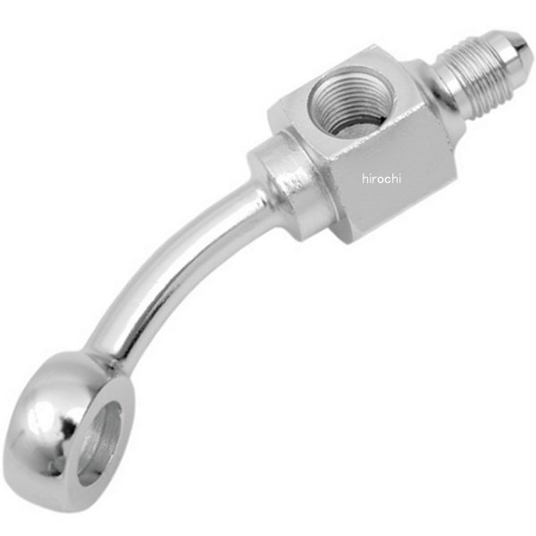 3/8インチ(9.5mm)/ 10mm バンジョー x AN-3 オス 35°ショート/ブレーキライトスイッチマウント付き