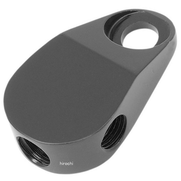 フロントブレーキ tee (3/8"-24 インバーテッドフレア スレッド) 黒