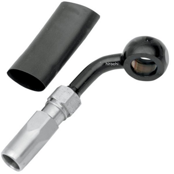 バンジョー 3/8インチ(9.5mm)/10mm 60°黒/クローム