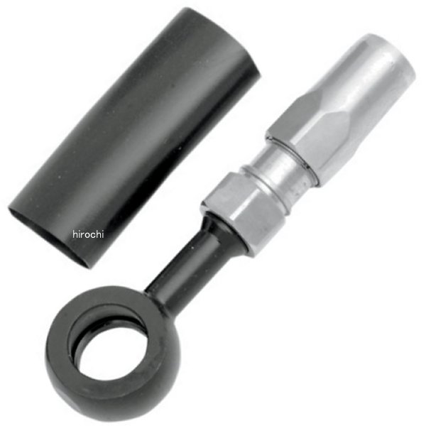 バンジョー 7/16インチ(11mm) 180°黒/クローム