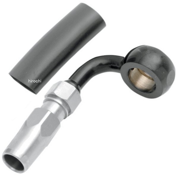 バンジョー 7/16インチ(11mm) 90°黒/クローム