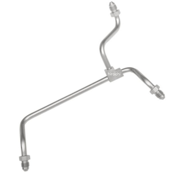 フロントブレーキラインティーフィッティング（ABS無し）