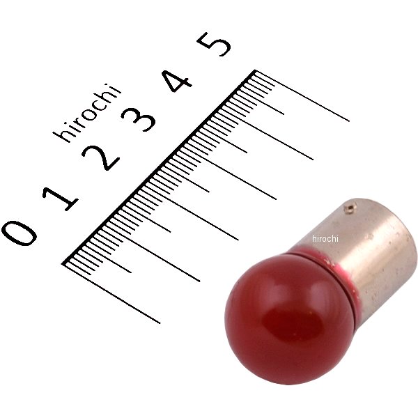 口金シングル球 12V23W ウインカー球 (レッド) (1個売り)
