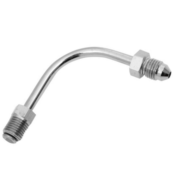 インバーテッドフレア 3/8インチ(9.5mm)-24, #3 オス, 90°ロング チューブフィッティング