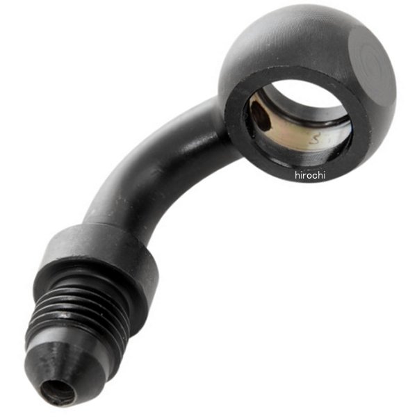 バンジョーフィッティング 90°3/8"(9.5mm)/ 10mm 黒