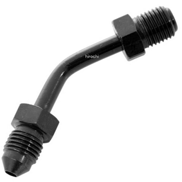 チューブアダプター 45°黒