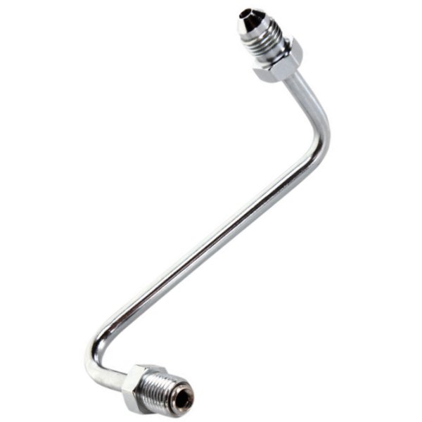 チューブアダプター "S" ダブル ベンド クローム