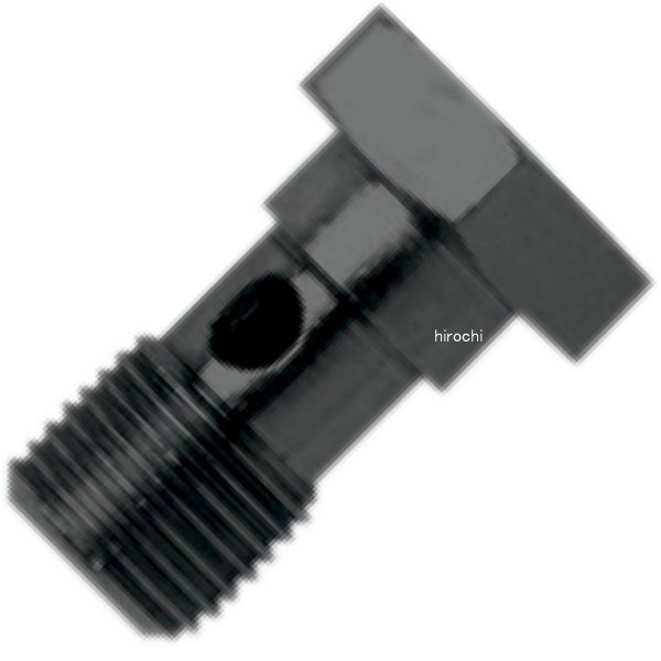 バンジョーボルト 7/16"-24 シングル 黒