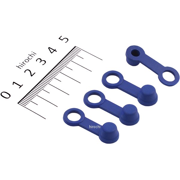 ブリーダーラバーキャップ 4個 青