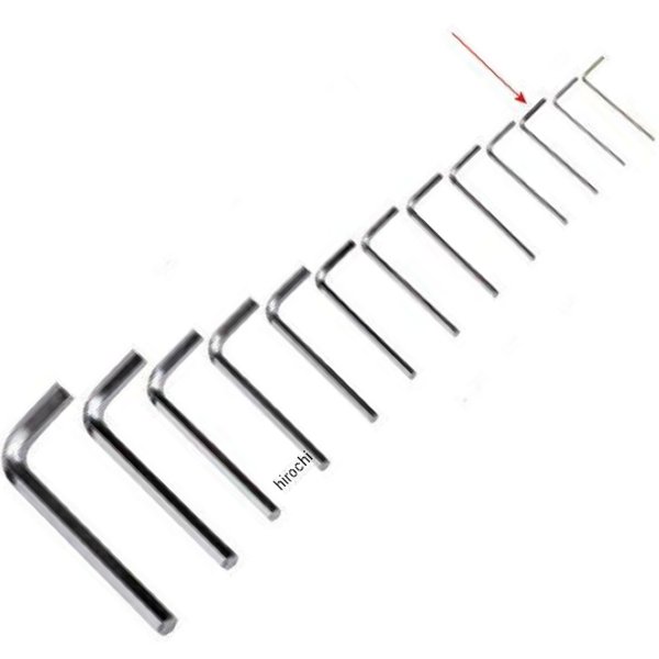 6角 L形 レンチ 5/64インチ