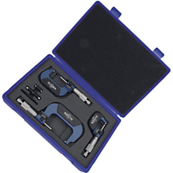 ブルーポイント SAE デジタル マイクロメータ 3個 セット (1インチ、2インチ、3インチ)