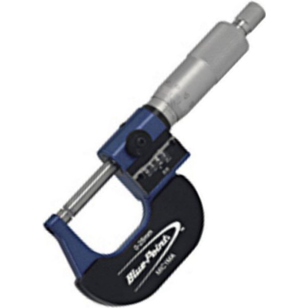 ブルーポイント ミリサイズ デジタル マイクロメータ 0mm-25mm 0.01mm目盛り間隔