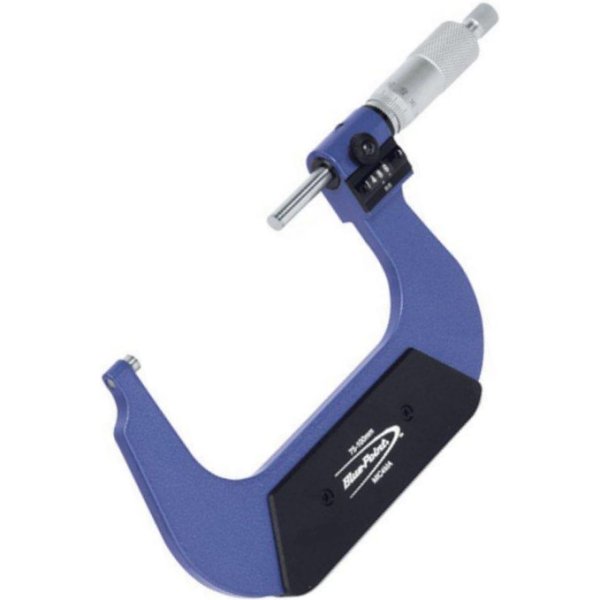 ブルーポイント ミリサイズ デジタル マイクロメータ 75mm-100mm 0.01mm目盛り間隔