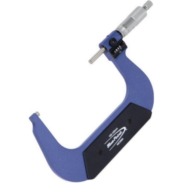 ブルーポイント ミリサイズ デジタル マイクロメータ 100mm-125mm 0.01mm目盛り間隔