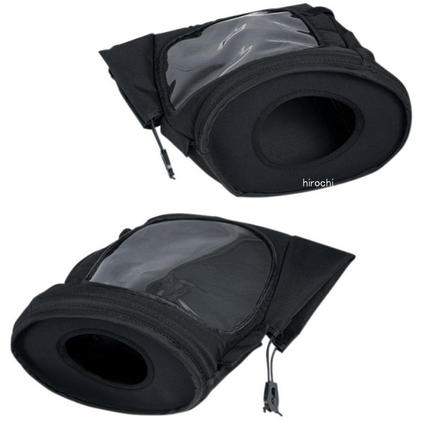 スノーモービル ハンドルカバー 透明窓付き