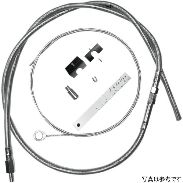 クラッチケーブル 自作キット 87年以降 ダイナ、87年-14年 ソフテイル クローム