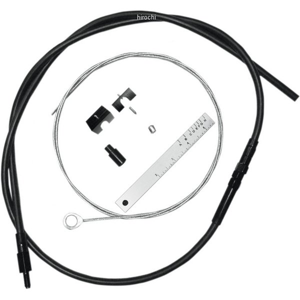 クラッチケーブル 自作キット 87年以降 ツーリング、XL 黒