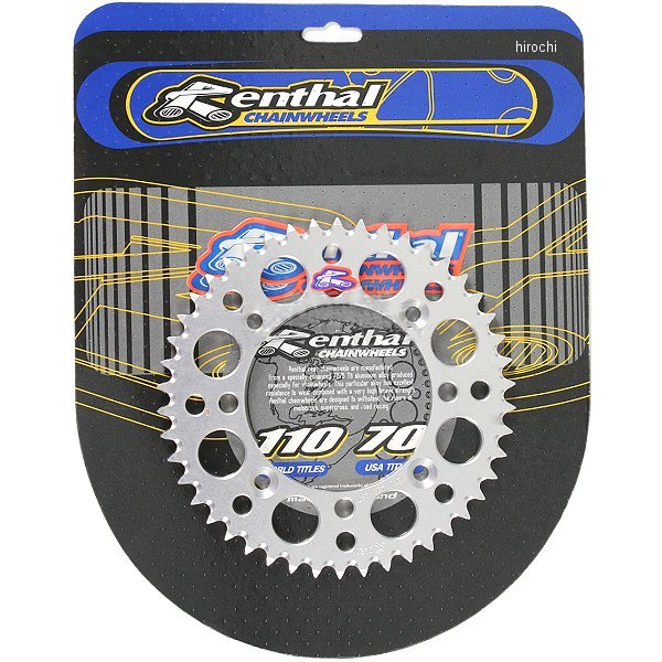 リア スプロケット 47T/428 89年以降 YZ、RM アルミ シルバー