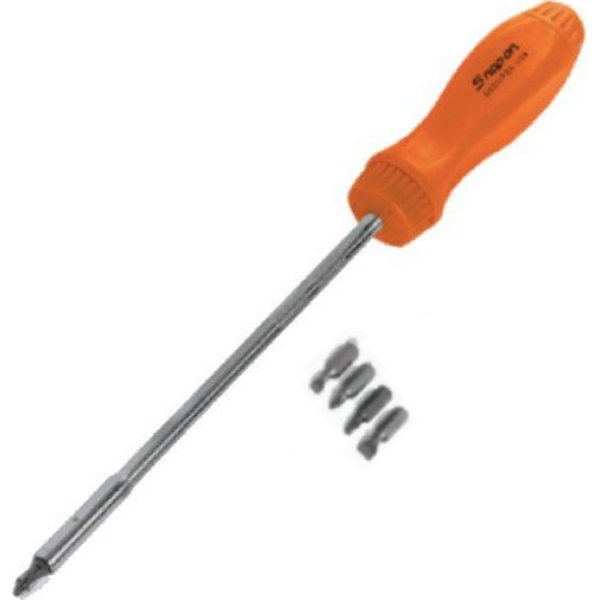 ハード ロング ハンドル ドライバー 全長 12-15/16インチ オレンジ