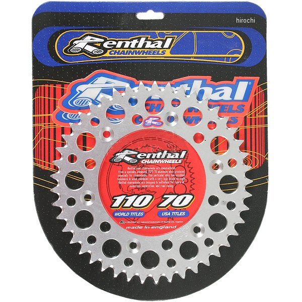 リア スプロケット 50T/520 83年以降 CRF、CR、XR アルミ シルバー