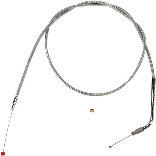 スロットルケーブル 45.5インチ ステンレス 02年-07年 FLHTCU、07年 FLTR
