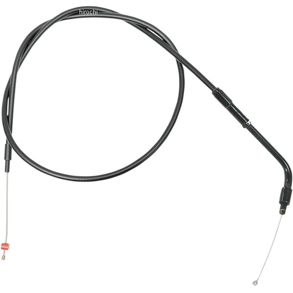 スロットルケーブル 45.5インチ 黒 02年-07年 FLHTCU、07年 FLTR