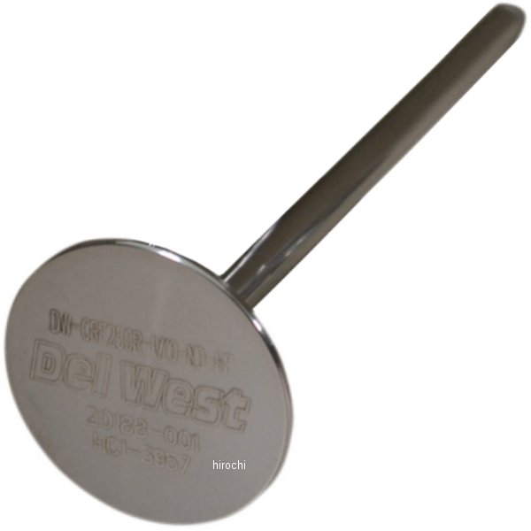 【セール特価】 デルウェスト  バルブ エキゾースト ノーディッシュ 09年-12年 CRF450R チタン (1個売り)