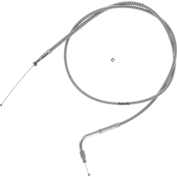 スロットルケーブル 43.5インチ ステンレス 96年-01年 FLHR、98年-01年 FLTR 56379-96