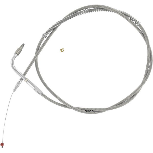 バーネット(Barnett)スロットルケーブル 49.5インチ ステンレス 96年-01年 FLHR、98年-01年 FLTR