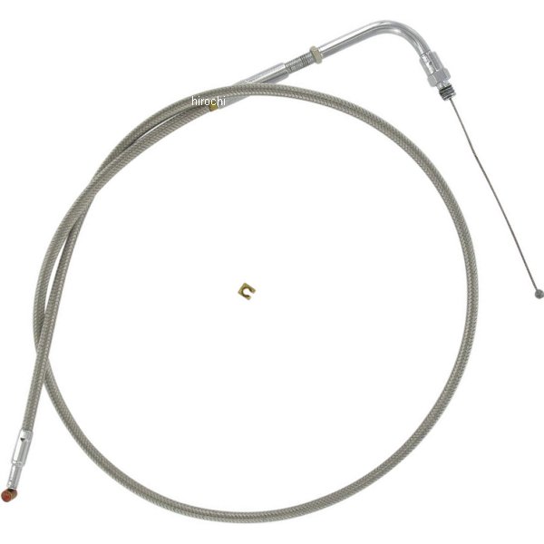 スロットル ケーブル 33インチ ステンレス 81年-89年 Big Twin、81年-85年 XL 56324-81C