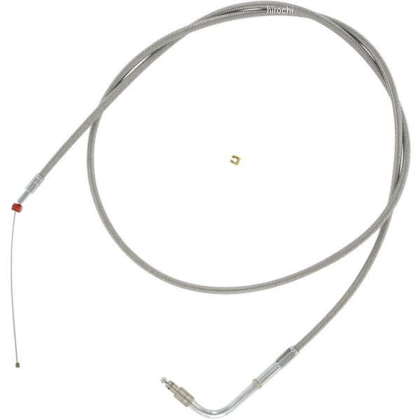スロットルケーブル 48インチ ステンレス 96年-01年 FLHT FLTR、04年-07年 FLHRS