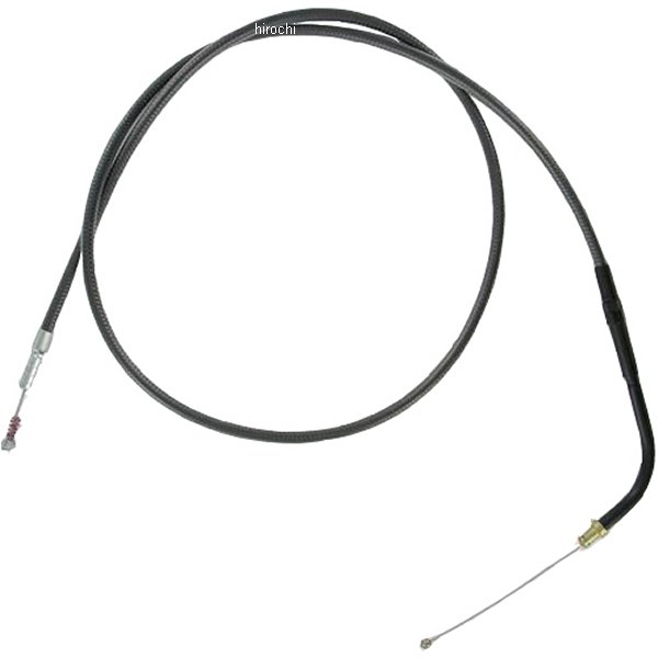 アイドルケーブル 49.5インチ 黒 スムース フィッティング ハンドルカスタム用