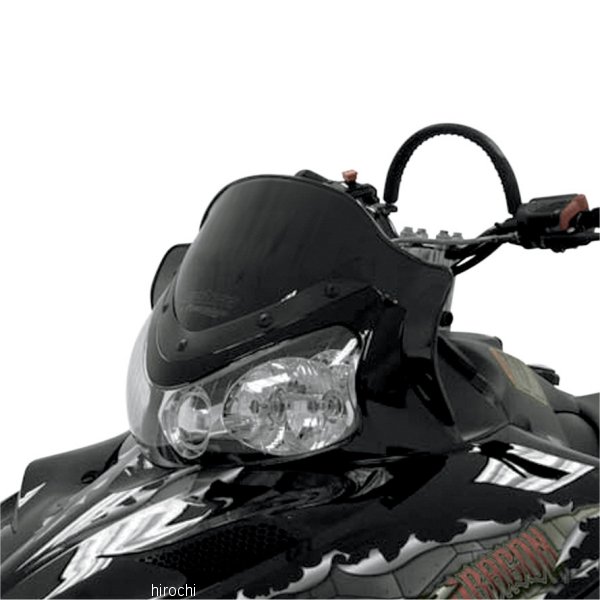 ウインドシールド コブラ 11.5インチ(292mm) ポラリス 黒
