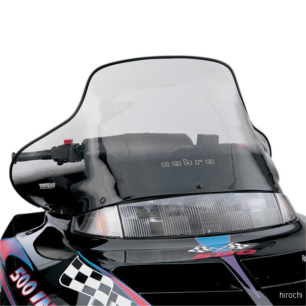 ウインドシールド コブラ 15.5インチ(394mm) ポラリス Tint色