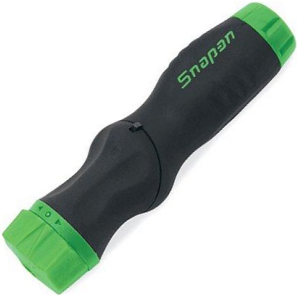 ソフト グリップ ハンドル ドライバー 5ポジション 全長 5-7/8インチ 赤