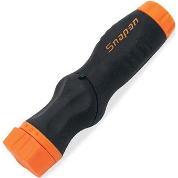 ソフト グリップ ハンドル ドライバー 5ポジション 全長 5-7/8インチ オレンジ