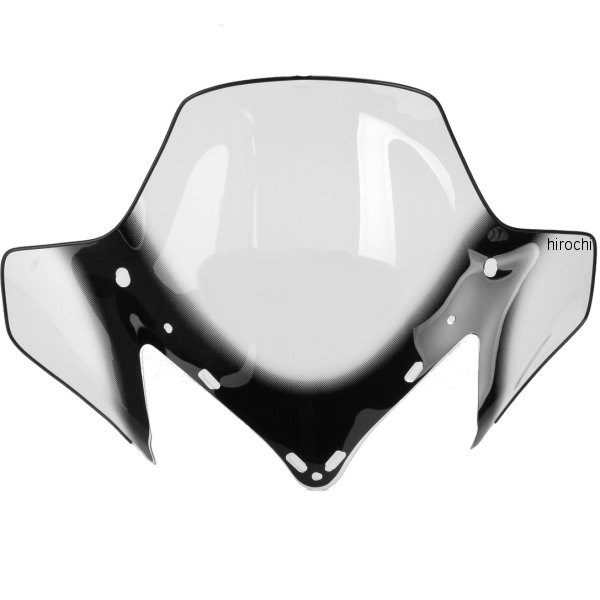 ウインドシールド 15.5インチ(394mm) ヤマハ スモーク/グラフィック