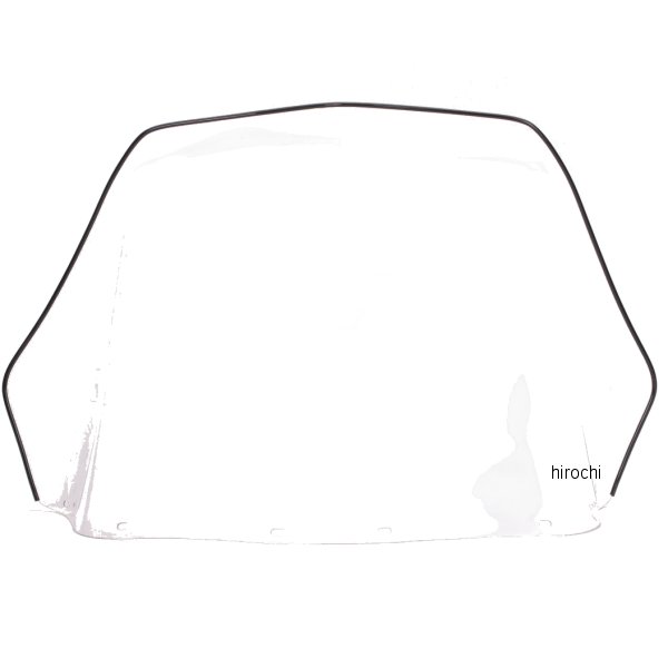 ウインドシールド 17.5インチ(445mm) ポラリス クリア