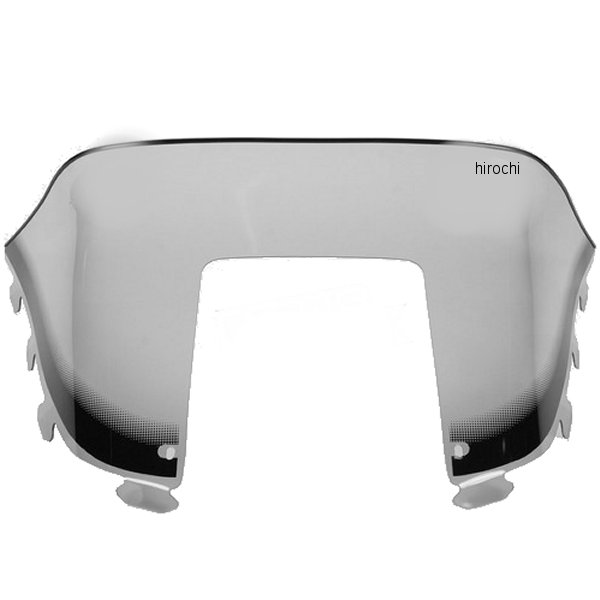 ウインドシールド 9.3インチ(236mm) ポラリス スモーク/グラフィック