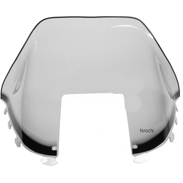 ウインドシールド 15.5インチ(394mm) ポラリス スモーク/グラフィック