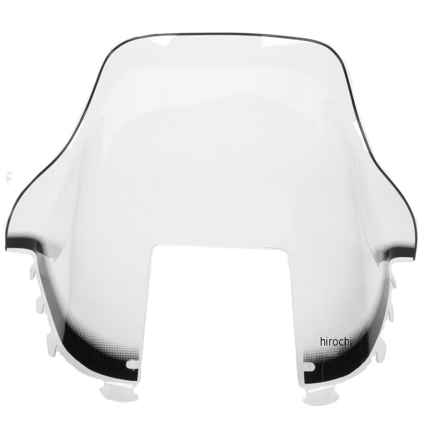 ウインドシールド 19.5インチ(495mm) ポラリス クリア/グラフィック