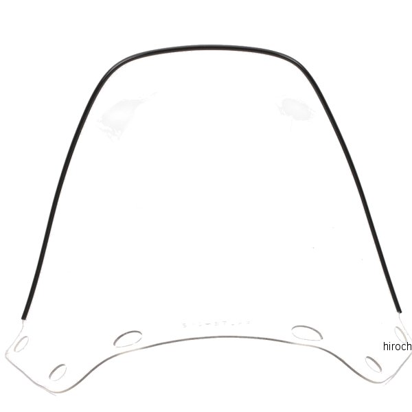 ウインドシールド 13インチ(330mm) ヤマハ クリア