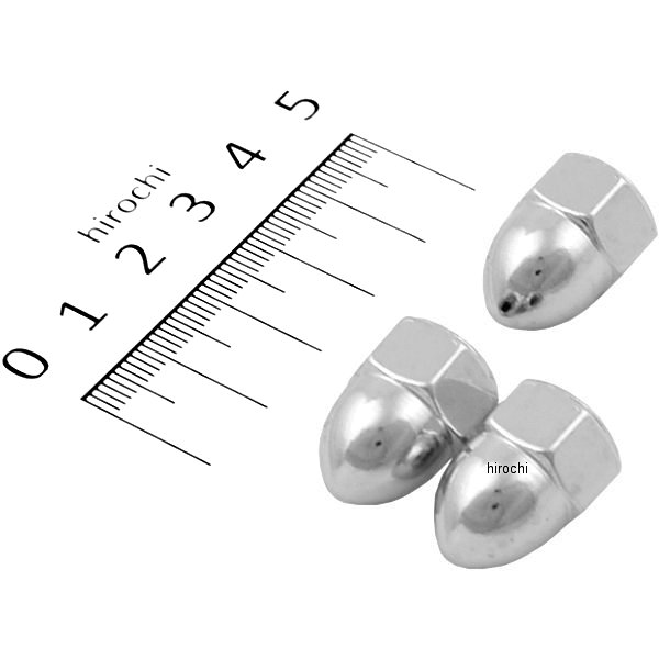 ナット ドングリ(ACORN) 3/8"-16 UNC クローム (3個入り)