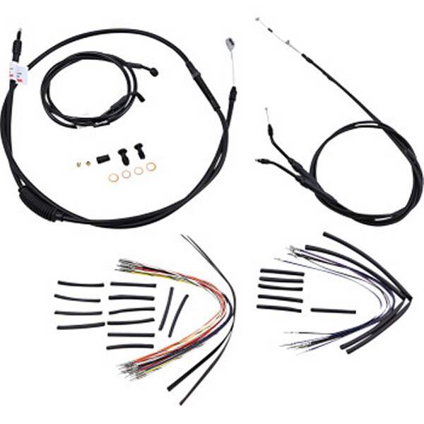 ケーブルキット 黒 06年 FXD、FXDB、FXDC、FXDL 16インチ用