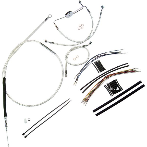 ケーブルキット クローム 08年-13年 FLH 18-20インチ用